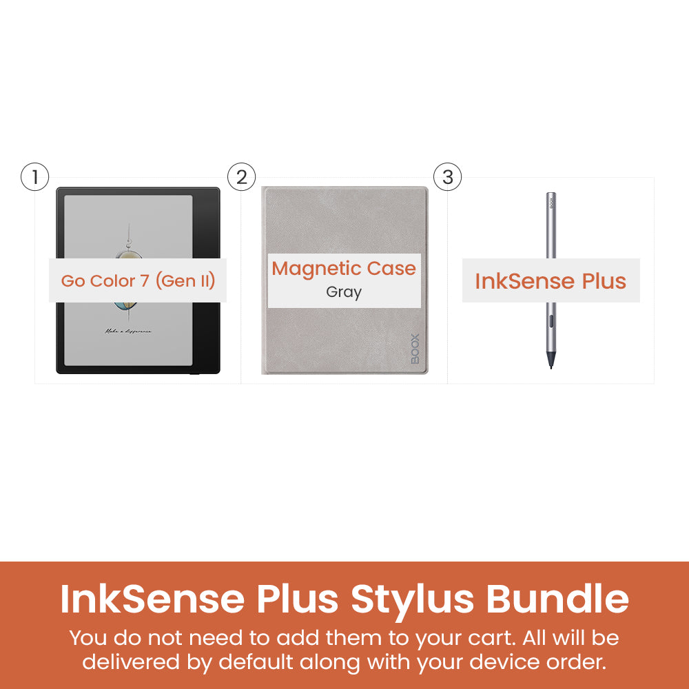 BOOX InkSense Pen – Actieve Stylus Met USB-C Opladen, Voor Go Color 7 Gen2 & Go 7